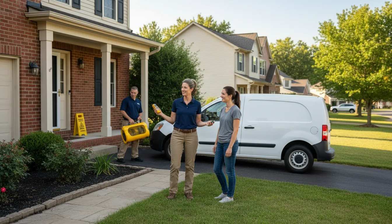 Residential water damage restoration in Tukwila, WA